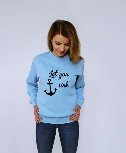 Bluza LET YOU SINK kotwica dla przyjaciółek