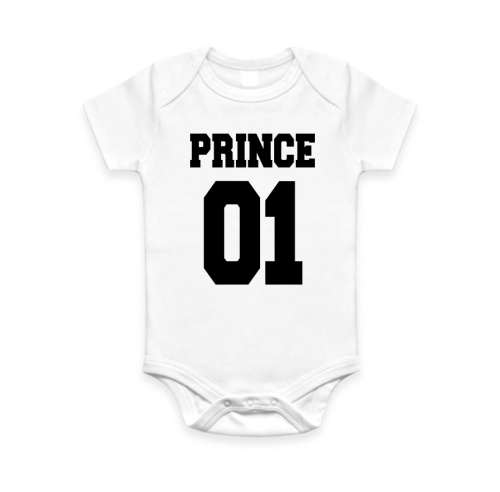 Body dziecięce niemowlęce z nadrukiem PRINCE 01