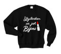 wystroiłam się jak bijons bluza dla par czarna.png