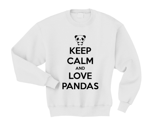 Bluza KEEP CALM AND LOVE PANDAS