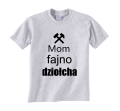 mom fajno dziołcha koszulka męska szary.png
