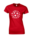 Koszulka damska z nadrukiem WIEM CO TO SPALONY kibica