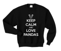 keep calm and love pandas czarna.png