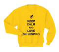 keep calm and love ski jumping żółta.png