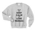 keep calm and love pandas szara.png