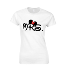Koszulka z nadrukiem MRS uszy dla NIEJ dla par zakochanych krój damski