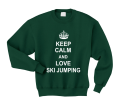 keep calm and love ski jumping butelkowozielona.png