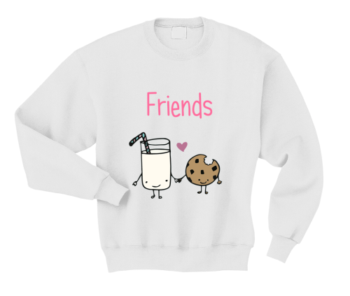 Bluza przyjaźni best FRIENDS  mleko ciastko dla przyjaciółki przyjaciół