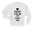 keep calm and kiss me biała.png