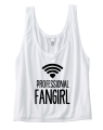 crop top professional fangirl krótka koszulka do pępka biały.png
