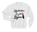 wystroiłam się jak bijons bluza dla par biała.png