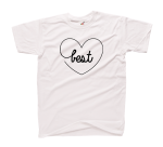 Koszulka z nadrukiem BEST heart bitches FRIENDS dla przyjaciółki przyjaciółka prezent z napisami unisex