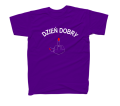 dzień dobry koszulka z nadrukiem fioletowa.png