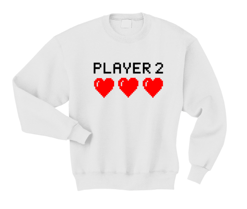 Bluza PLAYER 2 dla par zakochanych dla dwojga