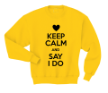 keep calm and say i do żółta.png
