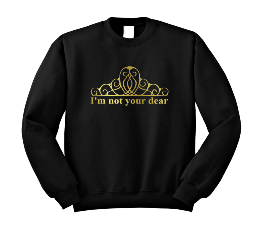 i'm not your dear bluza z nadrukiem damska czarna.png